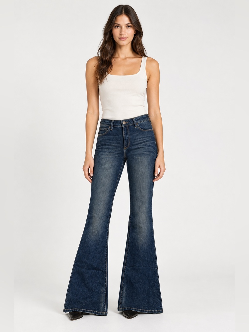 Jessica Simpson Dark Blue Flared Jeans